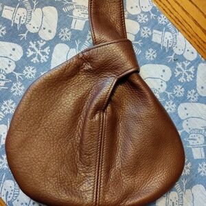 Brown Leather Mini Bag